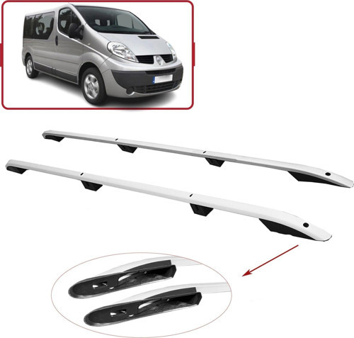 Renault trafic tavan çıtası port bagaj taşıyıcı kısa gri 2001 / 2014