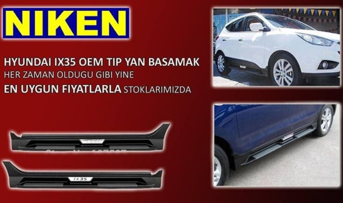 Hyundai ix-35 yan basamak koruma plastik model