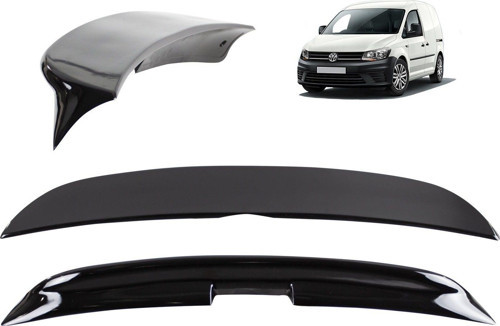 Vw caddy bagaj üstü spoiler siyah boyalı plastik 2003+
