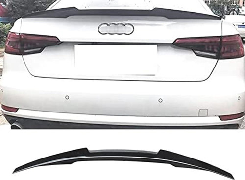 Audi a4 b9 bagaj üstü spoiler pianoblack boyalı yarasa 2016 / 2024