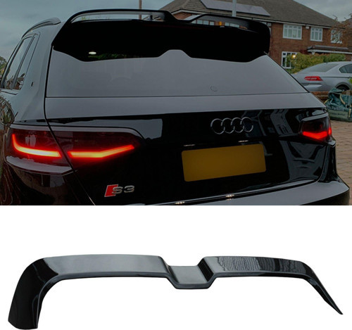 Audi a3 8v bagaj üstü spoiler pianoblack boyalı oettinger 2013 / 2020