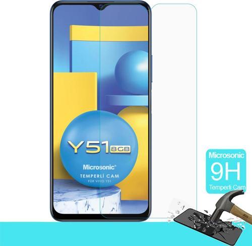 Vivo Y51 Tempered Glass Cam Ekran Koruyucu