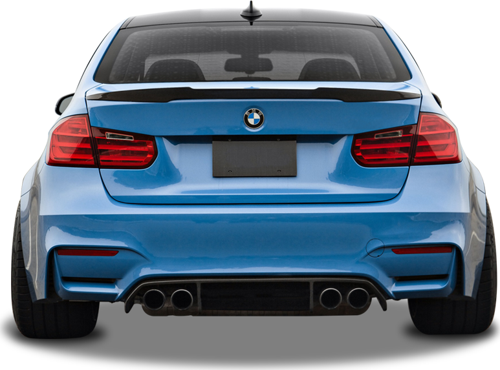 Bmw F30 bagaj üstü spoiler F80 m3 yarasa tip pianoblack boyalı