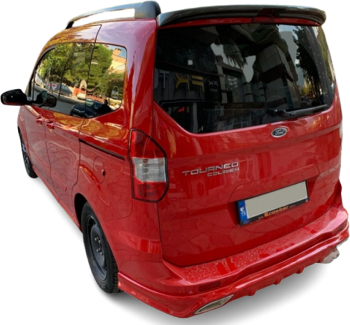 Ford courier bagaj üstü spoiler siyah boyalı