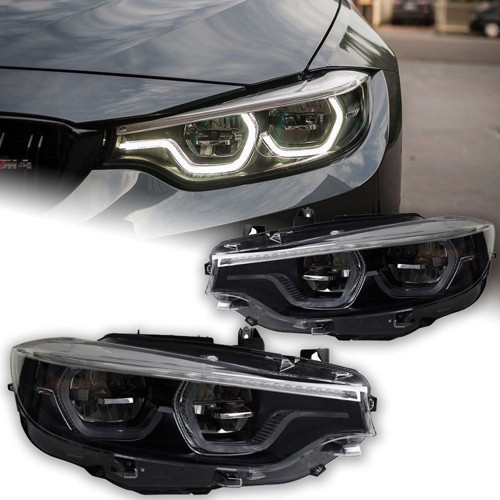 Bmw f32 f33 f36 ön far lambası ledi lci model adaptif görünüm 2013 / 2016