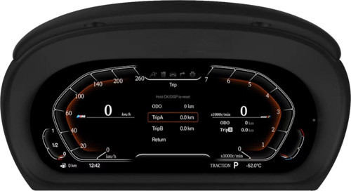 Bmw E90 e92 e93 hayalet ekran dijital gösterge paneli 2005 / 2012