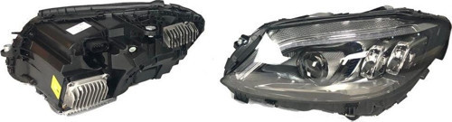 Mercedes w205 ön far lambası seti multibeam 2015 / 2021