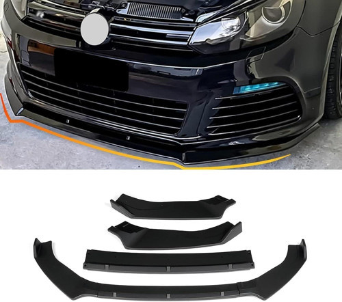 Vw golf 6 R ön tampon altı lip 3 parça kulaklı