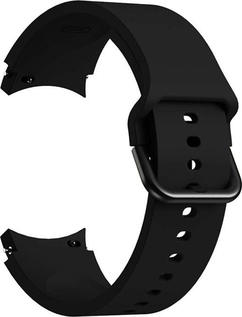 Samsung Galaxy Watch 6 44mm Kordon Solid Silicone Band Siyah