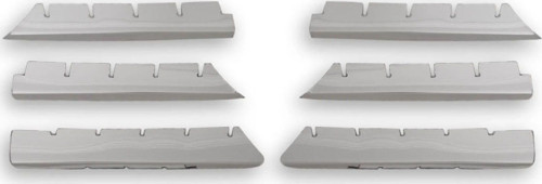 Renault Megane 2 Ön Panjur 2004-2005 (6 PÇ.) Paslanmaz Çelik