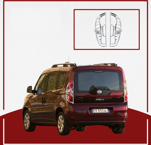 Fiat Doblo Stop Çerçevesi 2015- ABS Krom