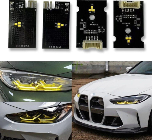 Bmw g22 g26 angel led modülü sarı 2019 / 2023 led far uyumlu