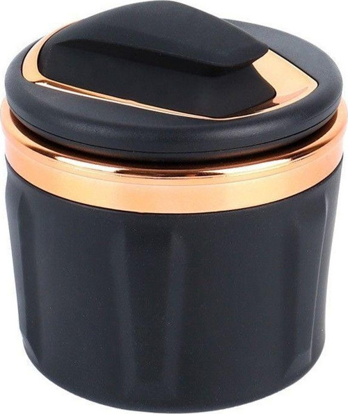 Işıklı küllük siyah-altın renkli / ICKU48