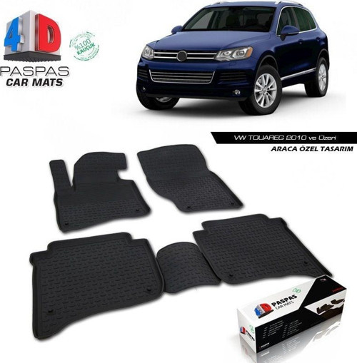 Vw touareg 4d havuzlu paspas kauçuk 2010+