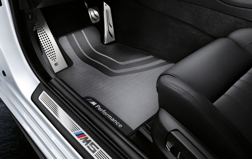 Bmw G30 paspas takımı lateks 5 serisi 2017+ gri - siyah m.performance