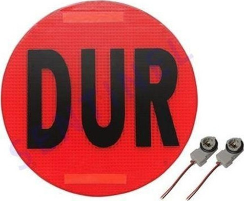 Dur levhası servis araçları için duylu yuvarlak