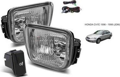 Honda civic uyumlu sis farı lambası farı kare 1996 / 1999