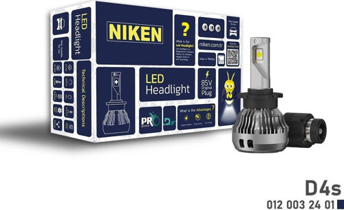 D4s led xenon far aydınlatma seti şimşek etkili niken pro 8000lm 2 adet