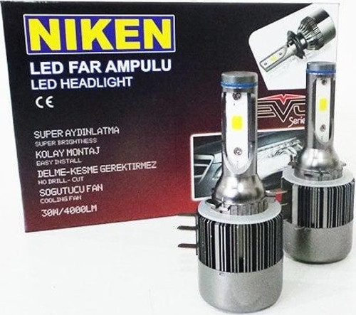 H15 led xenon far aydınlatma seti şimşek etkili niken evo 8000lm