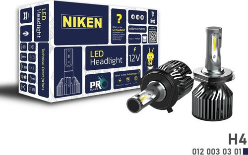 H4 led xenon far aydınlatma seti şimşek etkili niken pro 7600lm