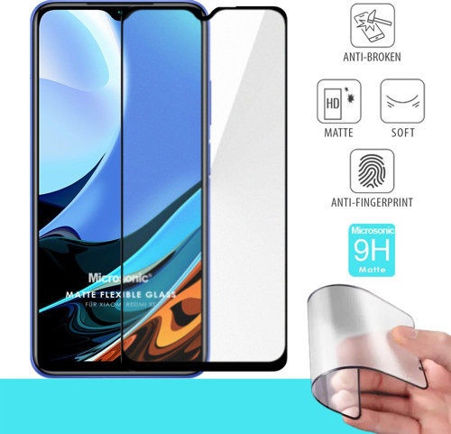 Xiaomi Redmi 9T Seramik Matte Flexible Ekran Koruyucu Siyah