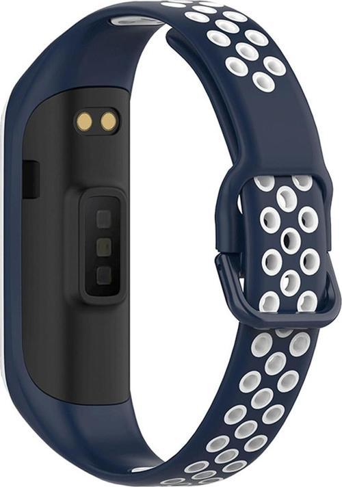 Samsung Galaxy Fit 2 R220 Rainbow Sport Band Kordon Lacivert Beyaz