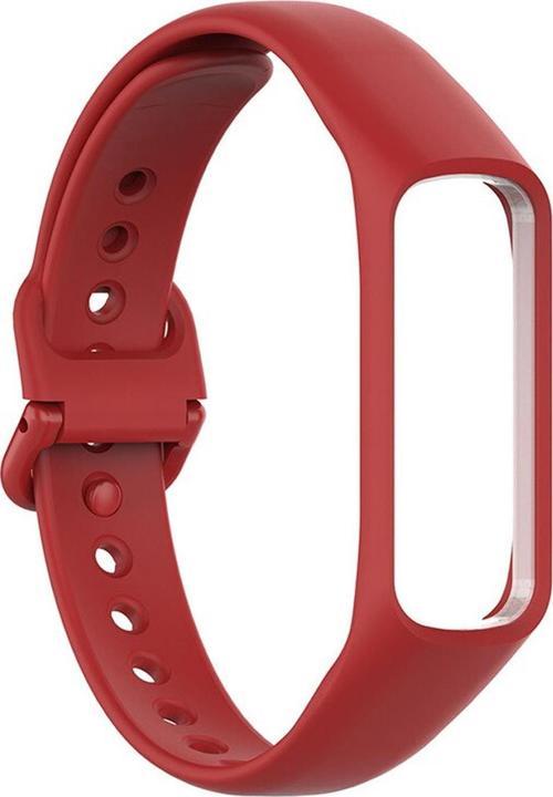 Samsung Galaxy Fit e R375 Silikon Kordon Kırmızı