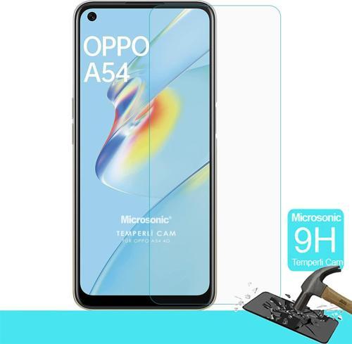 Oppo A54 4G Tempered Glass Cam Ekran Koruyucu