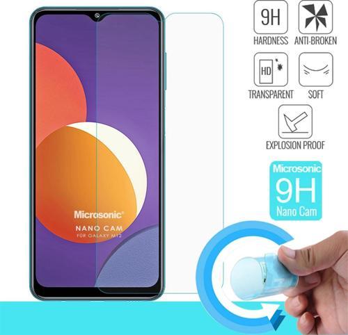 Samsung Galaxy M12 Nano Glass Cam Ekran Koruyucu