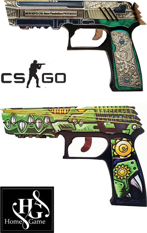 Ahşap Cs Go Royal Consorts Ve See Ya Later Skin Kaplamalı 2Li Tabanca Set