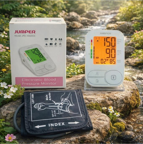 Dijital üst Koldan Ölçer Tam Otomatik Tansiyon Aleti Renkli Ekran JPD-HA200C