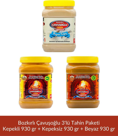 Tahin 930 gr 3 lü Paket