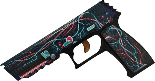 Ahşap Cs - Go Capillary Skin Kaplama Lastik Atan Tabanca