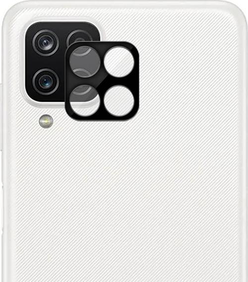 Samsung Galaxy A12 Kamera Lens Koruma Camı V2 Siyah