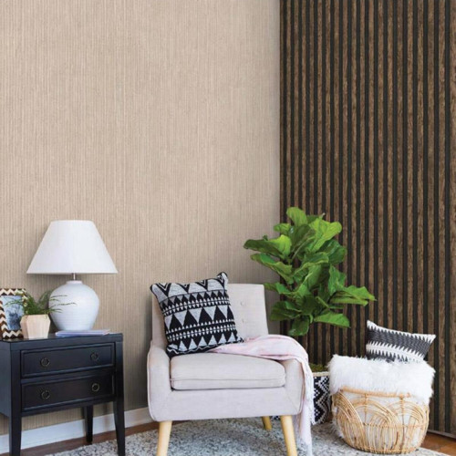 Decoparati Çizgili Krem Salda Duvar Kağıdı 612-02
