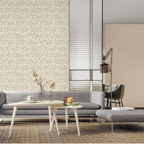 Omega 23204-2 Çizgili Modern Geometrik Desenli Düz Sade Duvar Kağıdı