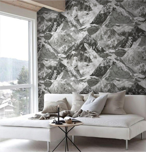 Anka 1622-3 Modern Dağ Motifli Duvar Kağıdı 16,50 M²