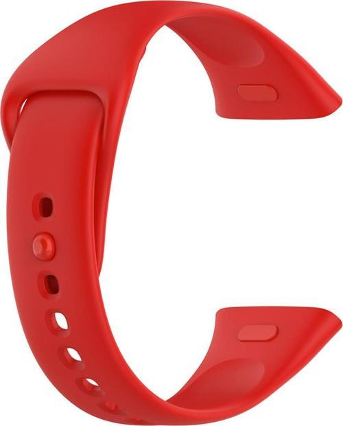 Xiaomi Redmi Watch 3 Kordon, Silicone Sport Band Kırmızı