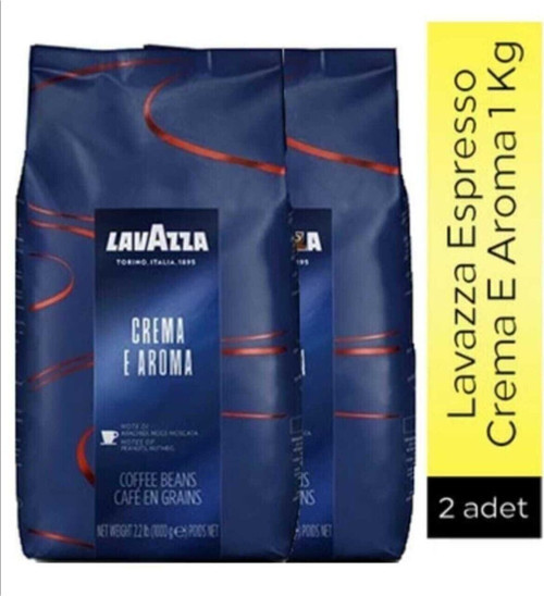 Crema E Aroma Espresso Çekirdek Kahve 1 kg 2'li 2 kg