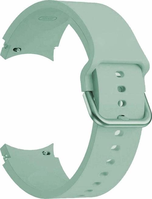 Samsung Galaxy Watch 4 40mm Kordon Solid Silicone Band Açık Yeşil