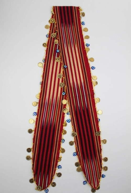 10 Adet Karadeniz Keşan Liralı Nazar Boncuklu Fular & Bandana