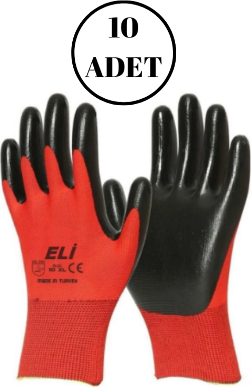 10 Adet 9 Numara İş Eldiven