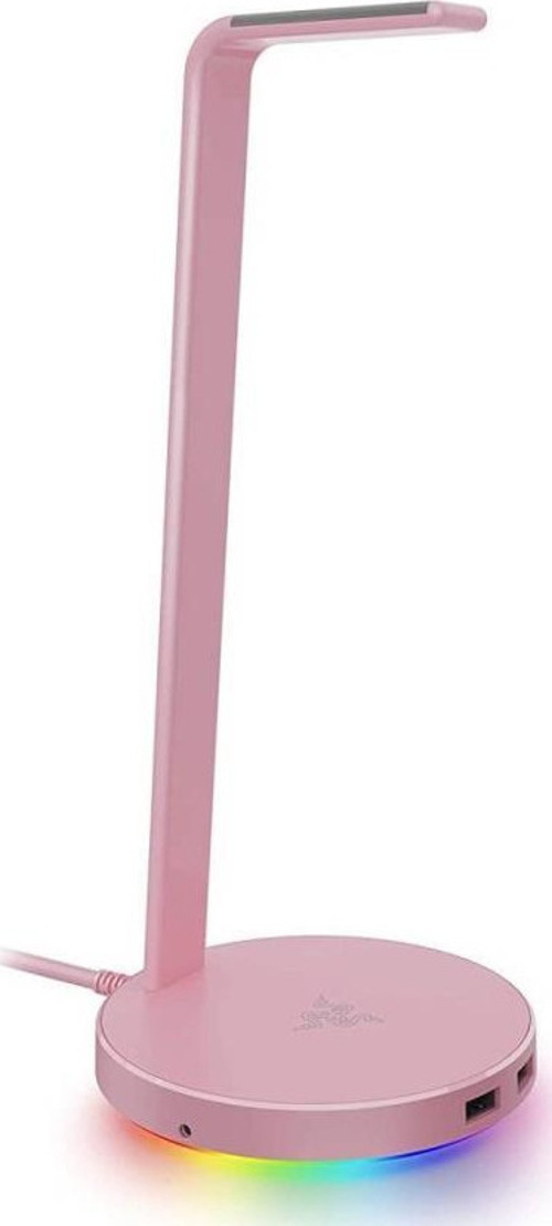V2 Chroma Quartz Rgb Pembe Gaming Kulaklık Standı - Açık Pembe