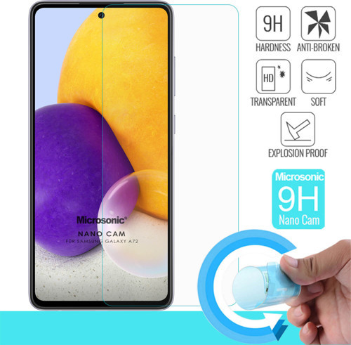Samsung Galaxy A72 Nano Glass Cam Ekran Koruyucu
