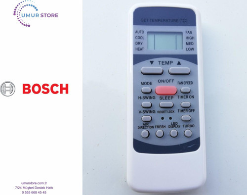 Bosch B1ZMA09602 Uyumlu Klima Kumandası – Eşdeğer