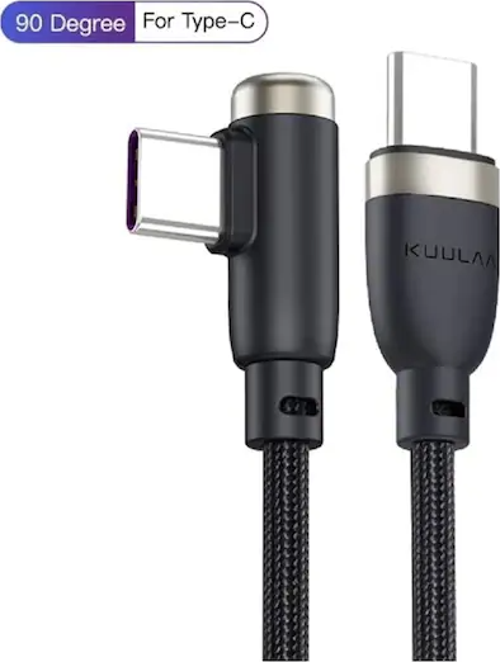 KL-X41/KL-X40 L- Tipi 90 Derece 60W 3A Hızlı Şarj Type-C K