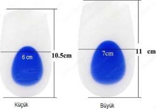 Erkek İçin Darbe Emici Topuk Silikonu
