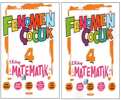 Fenomen Çocuk 4.Sınıf Matematik 1. Kitap + 2.Kitap