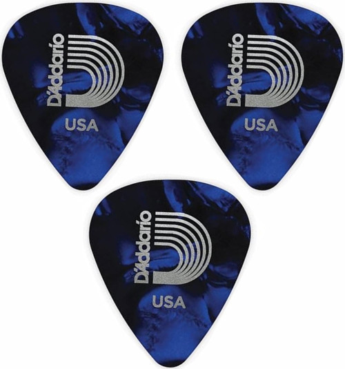 1CAP6BL Gitar Penası 3 Adet 1 mm. Heavy (Mavi)