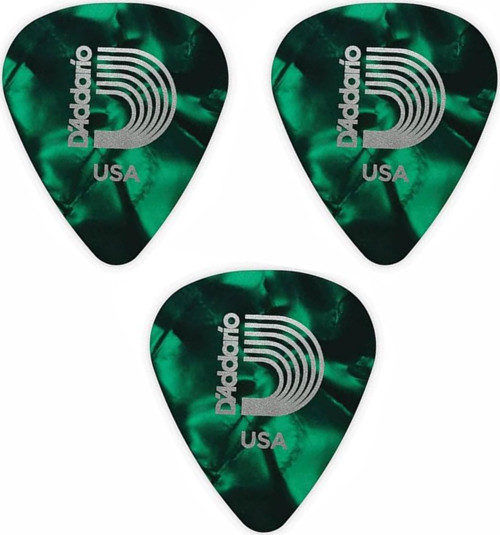 1CAP6GR Gitar Penası 3 Adet 1 mm. Heavy (Yeşil)
